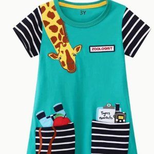 NIP Toddler Girls Zoologist Dress Size 2T